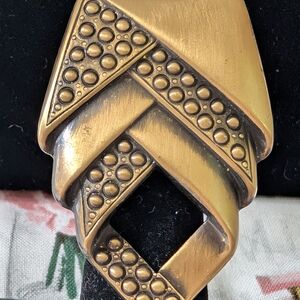 Goldtone Art Deco Style Scarf Clip